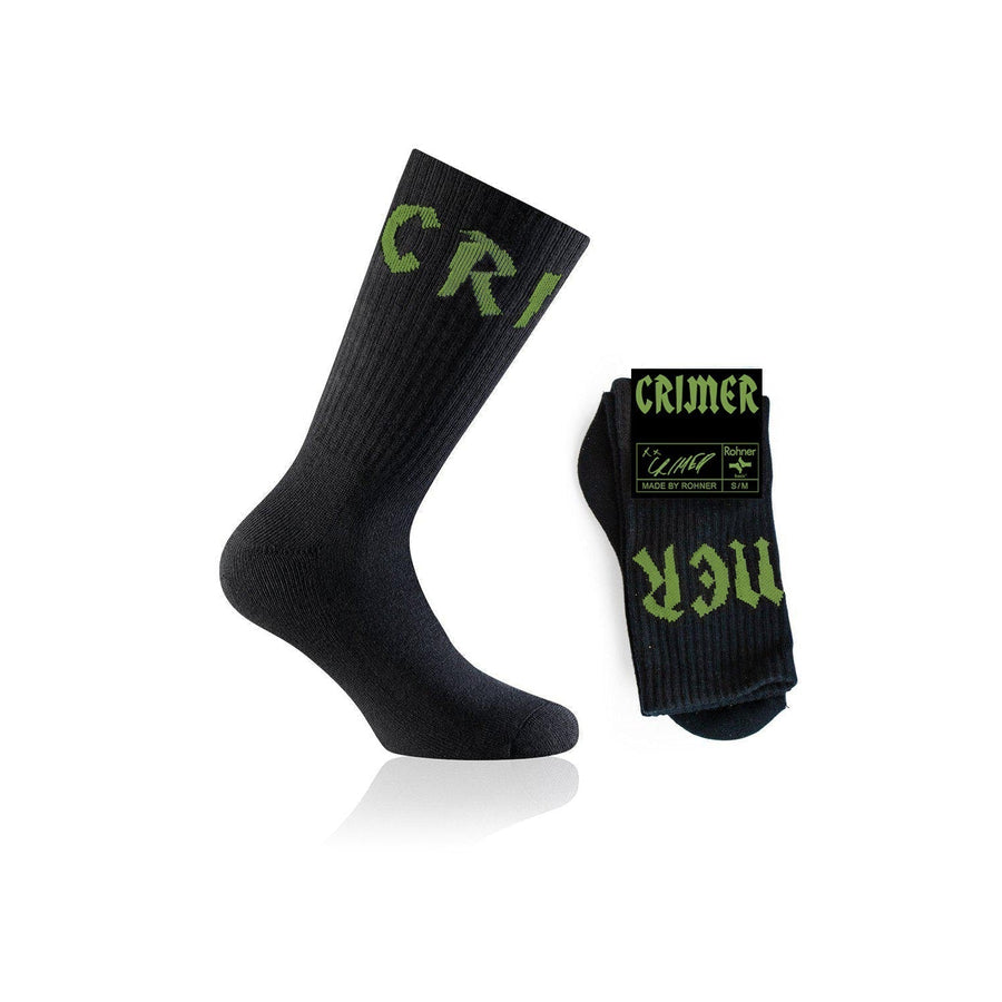 Crimer Socks - Schwarz | Neongrün